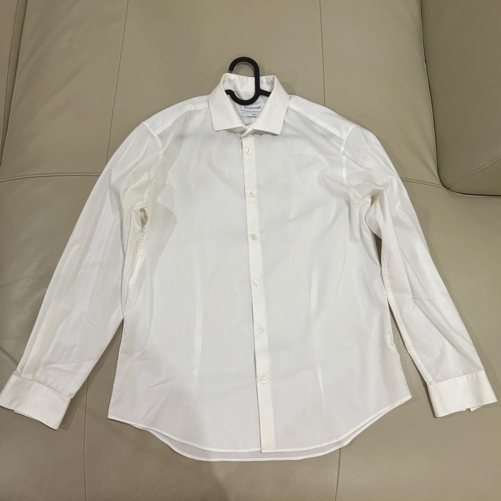 Calvin Klein Stretch Button Down, 16 32/33